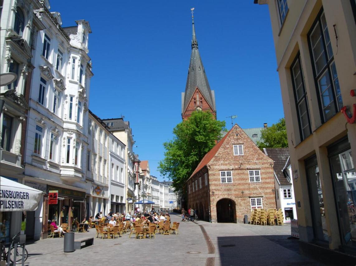 Ferienwohnung Haus Weitblick Emil Flensburg Exterior foto